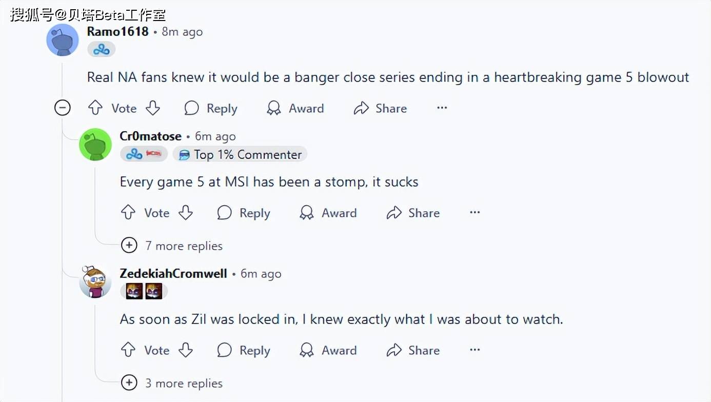 海外网友热议BLG淘汰FLY:FLY差点就3-1了!BLG是东部最弱战队